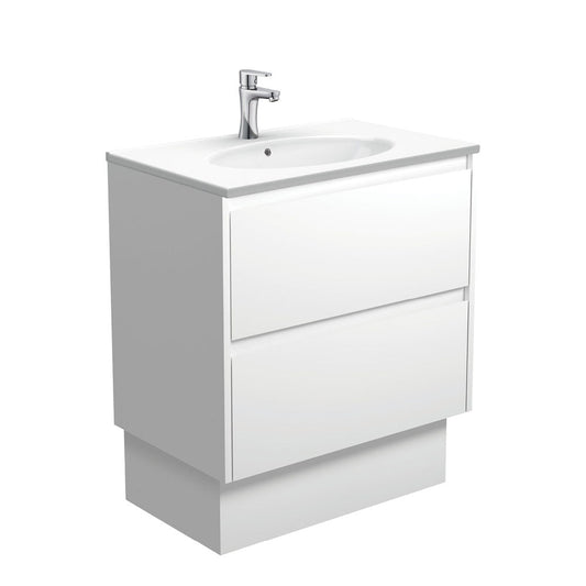 ROTONDO AMATO 750 Matte White White Vanity On Kick 1TH