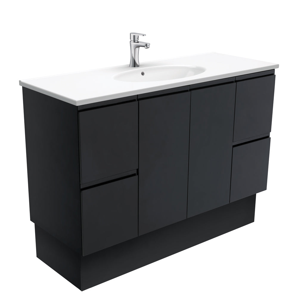 ROTONDO Ceramic 1200 Fingerpull Matte Black Cab on Kick 1TH