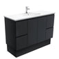 ROTONDO Ceramic 1200 Fingerpull Matte Black Cab on Kick 1TH