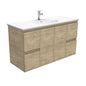 ROTONDO Ceramic 1200 Edge SCANDI OAK Wall Hung Cab 1TH