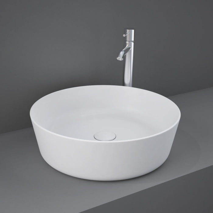 RAK FEELING Round Above Counter Basin Alpine White (Previously RAK MOON)