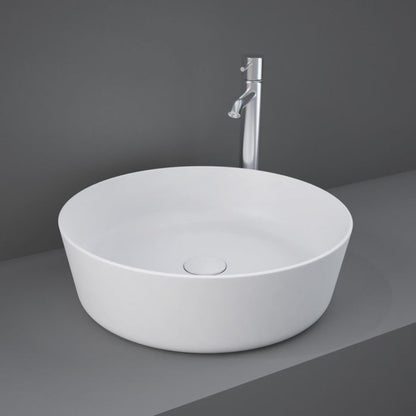 RAK FEELING Round Above Counter Basin Alpine White (Previously RAK MOON)