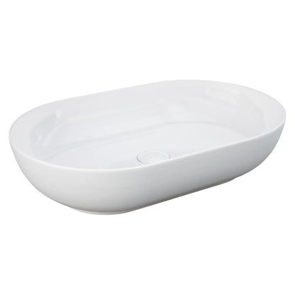 RAK FEELING Oval Above Counter Basin Alpine White (Previously RAK MOON)