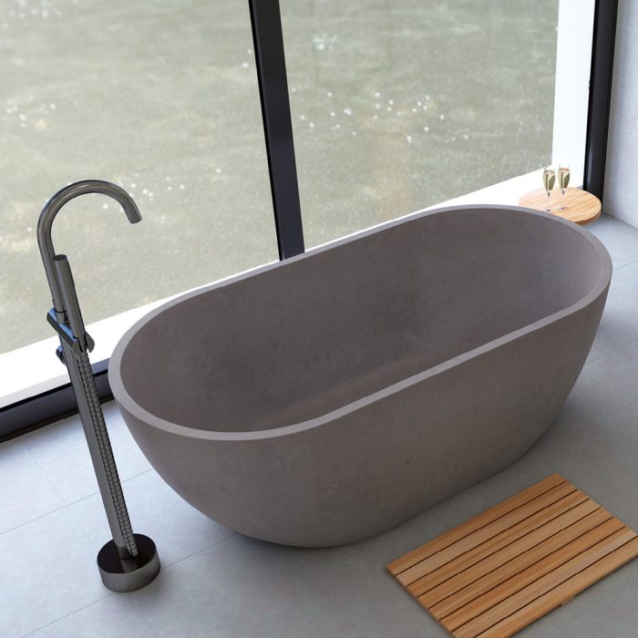 JADA Concrete Bath No Overflow 1500x750x525mm