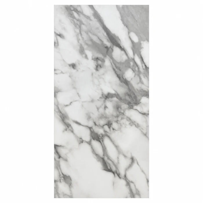Regio Arabescato Carrara Imperial Gloss Porcelain Tile 600 by 1200