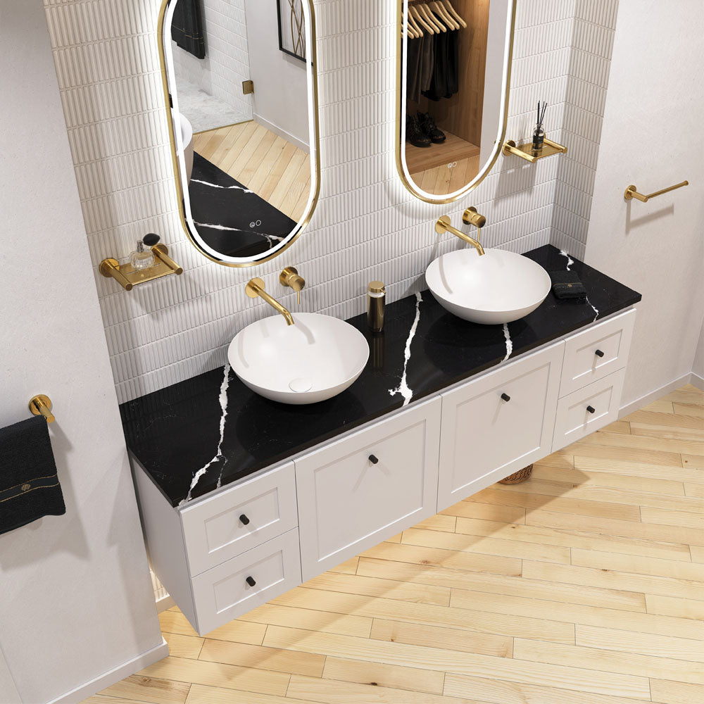 Nero Vena Stone Top, Full Slab