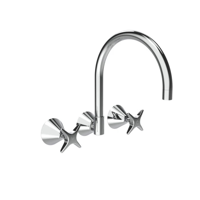 Caroma Elegance II Wall Sink Set - Lead Free - Chrome