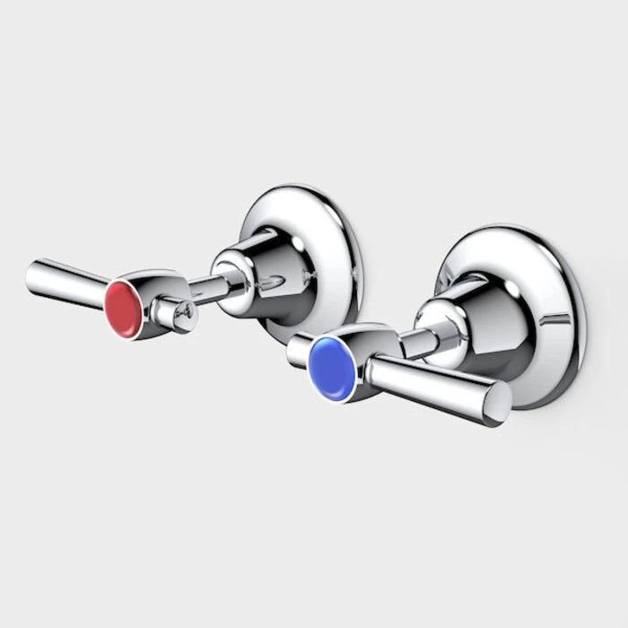 Caroma Caravelle Lever Wall Tap Set - Lead Free - Chrome