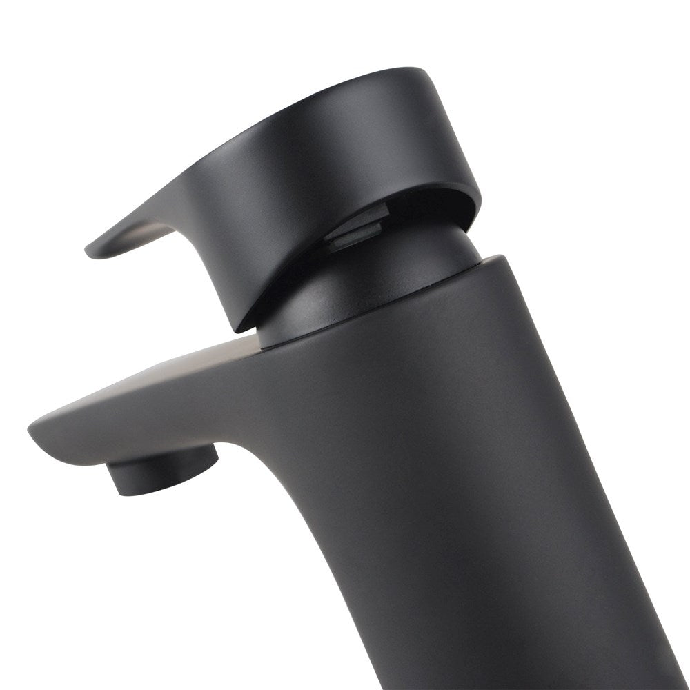 Persano Matte Black Basin Mixer