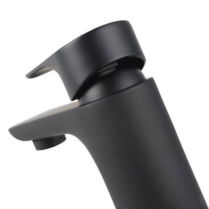 Persano Matte Black Basin Mixer