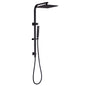Esperia 10inch Matte Black Square Shower Station