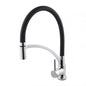 Brass Pull Down Rubber Spout Kitchen Mixer