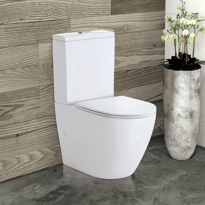 Koko Slim Seat Back-to-Wall Toilet Suite