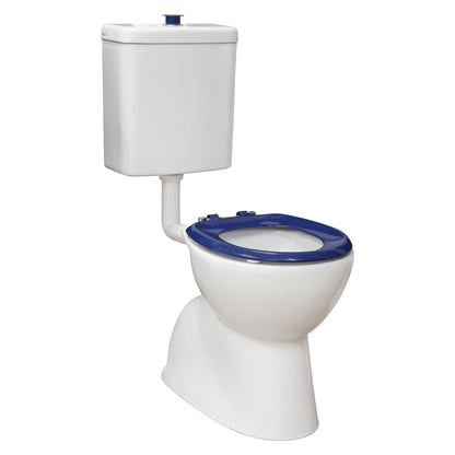 STELLA Care Adjustable Link Toilet Suite with Blue Seat