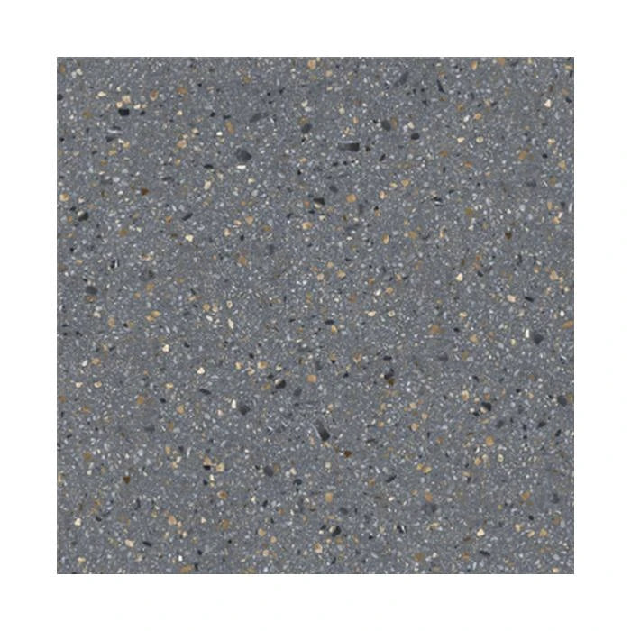 Regio Charcoal Terrazzo 600 by 600mm Matt Porcelain Tile