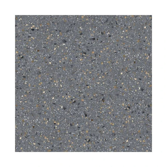 Regio Charcoal Terrazzo 600 by 600mm Matt Porcelain Tile