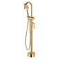 Tono Floor Mounted Bath Mixer With Hand Shower, Urban Brass