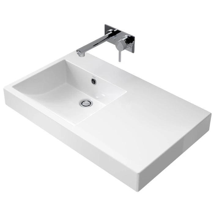 Caroma Liano Nexus 750 Wall Basin RHS No Taphole