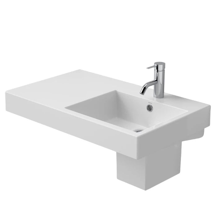 Caroma Liano Nexus 750 Wall Basin Left Shelf with 1 Tap Hole