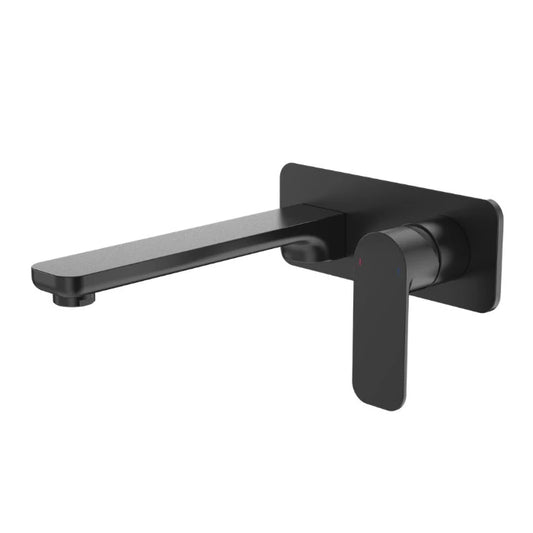 Caroma Luna Wall Basin/Bath Mixer Lead Free Satin Black