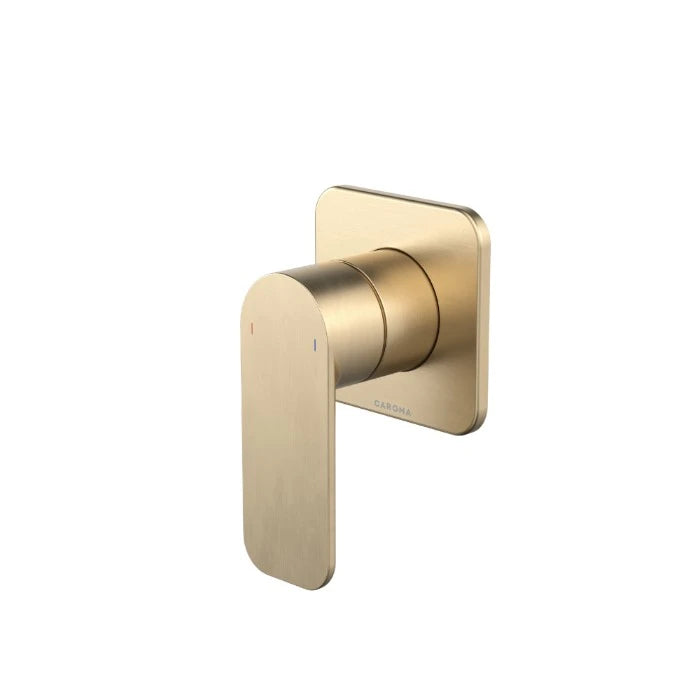 Caroma Luna II EasySwitch Bath/Shower Mixer (Complete Kit) Brushed Brass Lead Free
