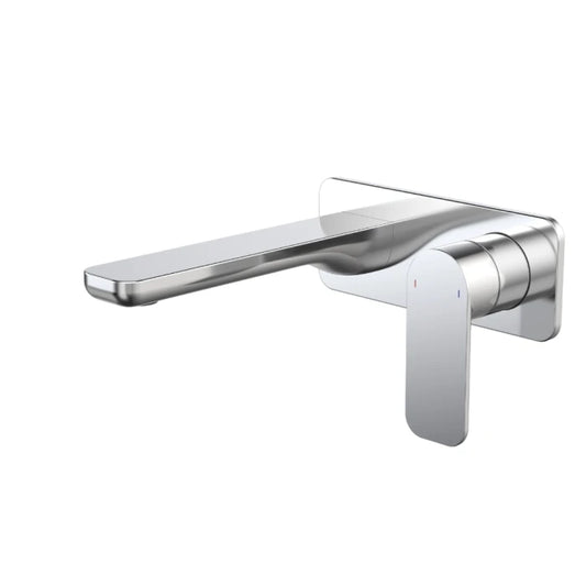 Caroma Luna II EasySwitch Wall Basin/Bath Mixer 180mm (Complete Kit) Chrome Lead Free