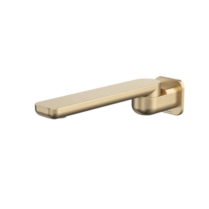 Caroma Luna II Bath Swivel Outlet 220mm Brushed Brass