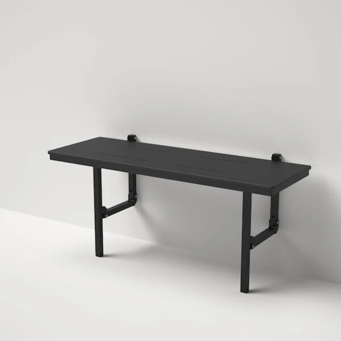 Caroma Care Support Folding Shower Seat - (GermGard) - Matte Black
