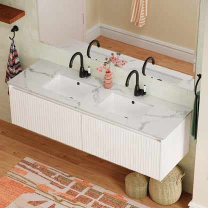 Calacatta Marble Stone Top, Full Slab