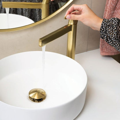 SANSA Tall Basin Mixer Urban Brass