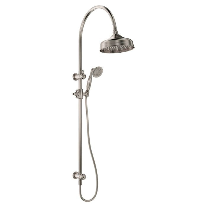 LILLIAN Twin Shower Brushed Nickel