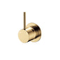 KAYA UP Wall Mixer Urban Brass Minimal Round Plate