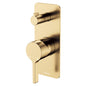 SANSA Diverter Mixer Urban Brass Soft Square Plate