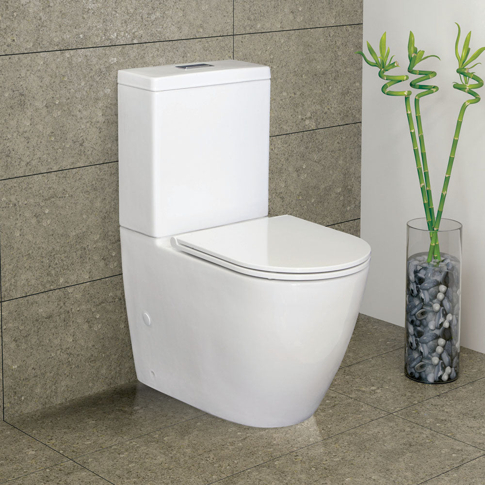 Empire Back-to-Wall Toilet Suite, Slim Seat