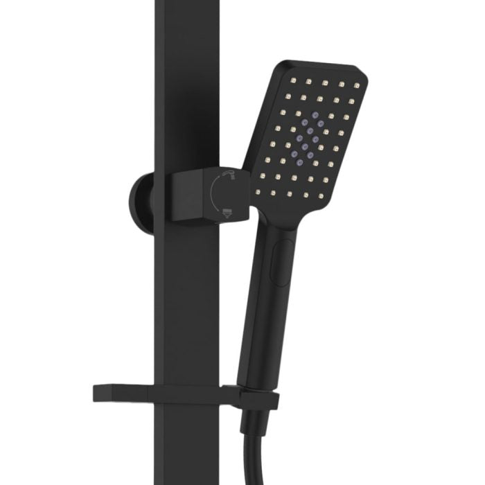 Tono Deluxe Twin Shower, Matte Black
