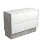 AMATO Satin White 1200 Cabinet INDUSTRIAL Panels On Kick