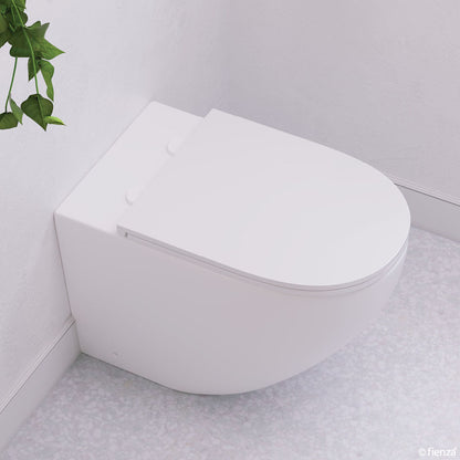 Toilet Seat Hinge Covers Pair Suits Slim Seats UF5018 UF5019 Matte White