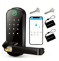 Smart Fingerprint Door Lock for Indoor Wooden Door, Keyless Entry, Multiple Unlock Methods