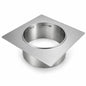 Tile Insert POP waste, 80mm outlet Silver