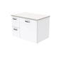 UNICAB 750mm Wall Hung Left Drawers Solid Door