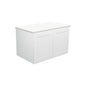 MILA SHAKER 750 Cabinet Wall Hung Satin White Right Hand Drawers 730 x 455 x 450mm