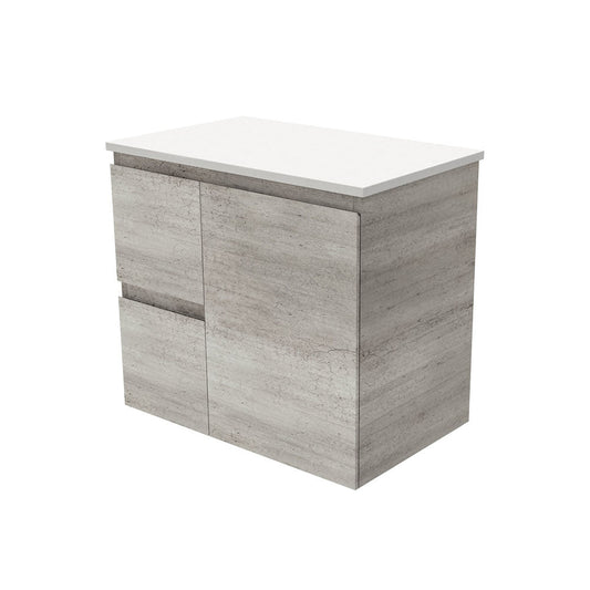 Edge Industrial 750 Wall-Hung Cabinet, Left Hand Drawers