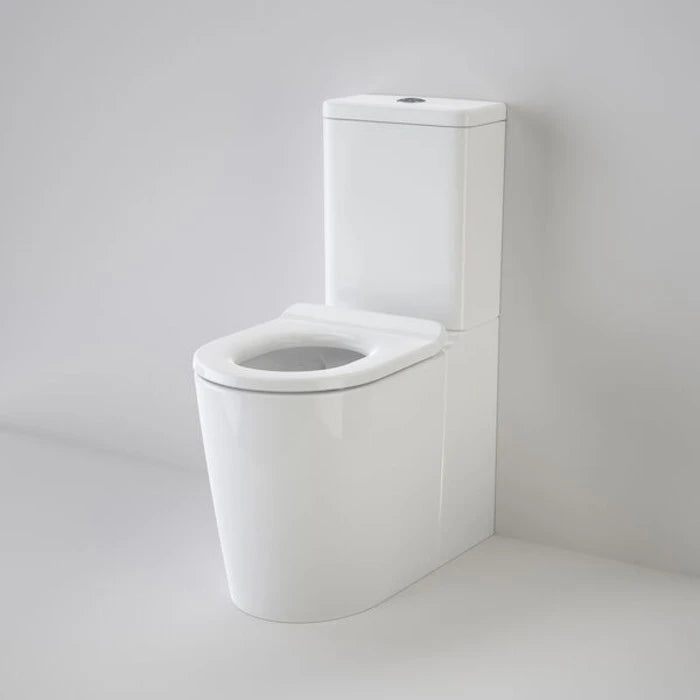 Caroma Liano Cleanflush Easy Height Wall Faced Closed Coupled Single Flap Seat (GermGard) - White