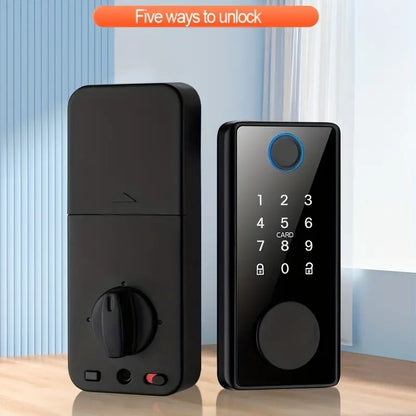 Smart Door Lock with Biometric and Keyless Entry Options