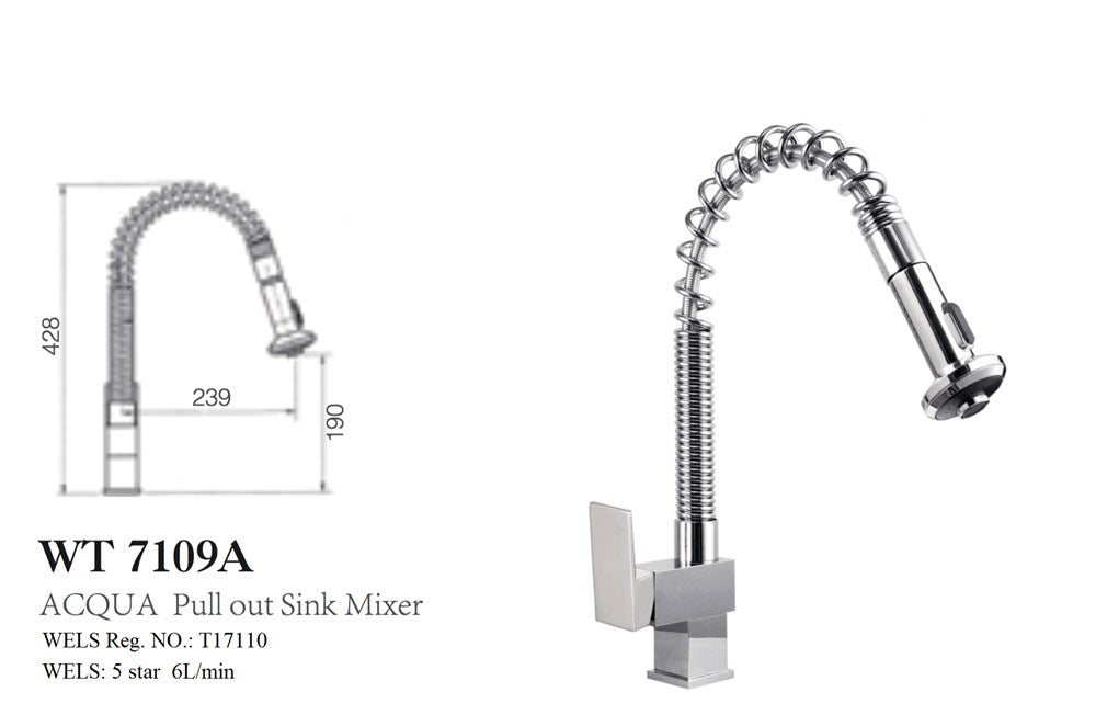 ACQUA Pull Out Sink Mixer