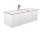 Sarah Roman Sand Undermount 1200 Alina Satin White Wall-Hung Vanity