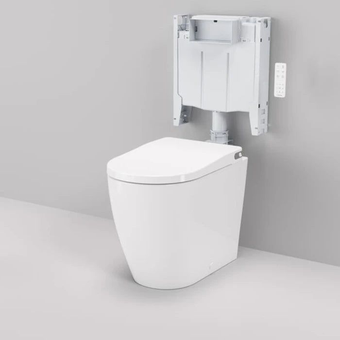 Caroma Forma II Bidet Cleanflush Invisi Series II Wall Faced Toilet Suite (with GermGard)