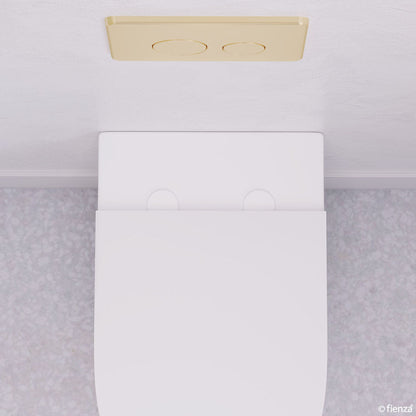 Toilet Seat Hinge Covers Pair Suits Slim Seats UF5018 UF5019 Matte White