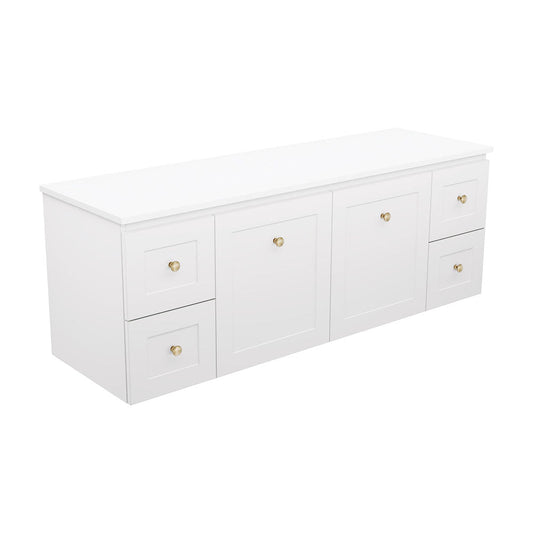 Newport Door & Drawer 1500 Double Bowl Wall-Hung Vanity