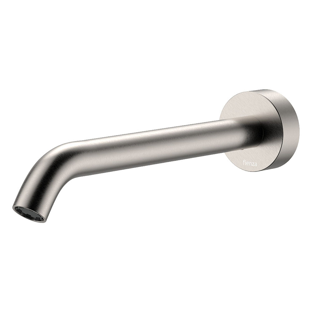 KAYA Wall Basin/Bath 220mm Outlet Brushed Nickel with Brushed Nickel Plate